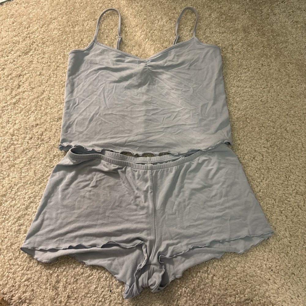 SKIMS Sleep Cami Set zen blue